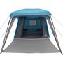 Voir la diapositive 5 : VIDAXL Tente de camping avec dome porche 5 personnes bleu impermeable