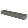 Voir la diapositive 2 : VIDAXL Lit sureleve a gabion Acier galvanise 450x90x50 cm