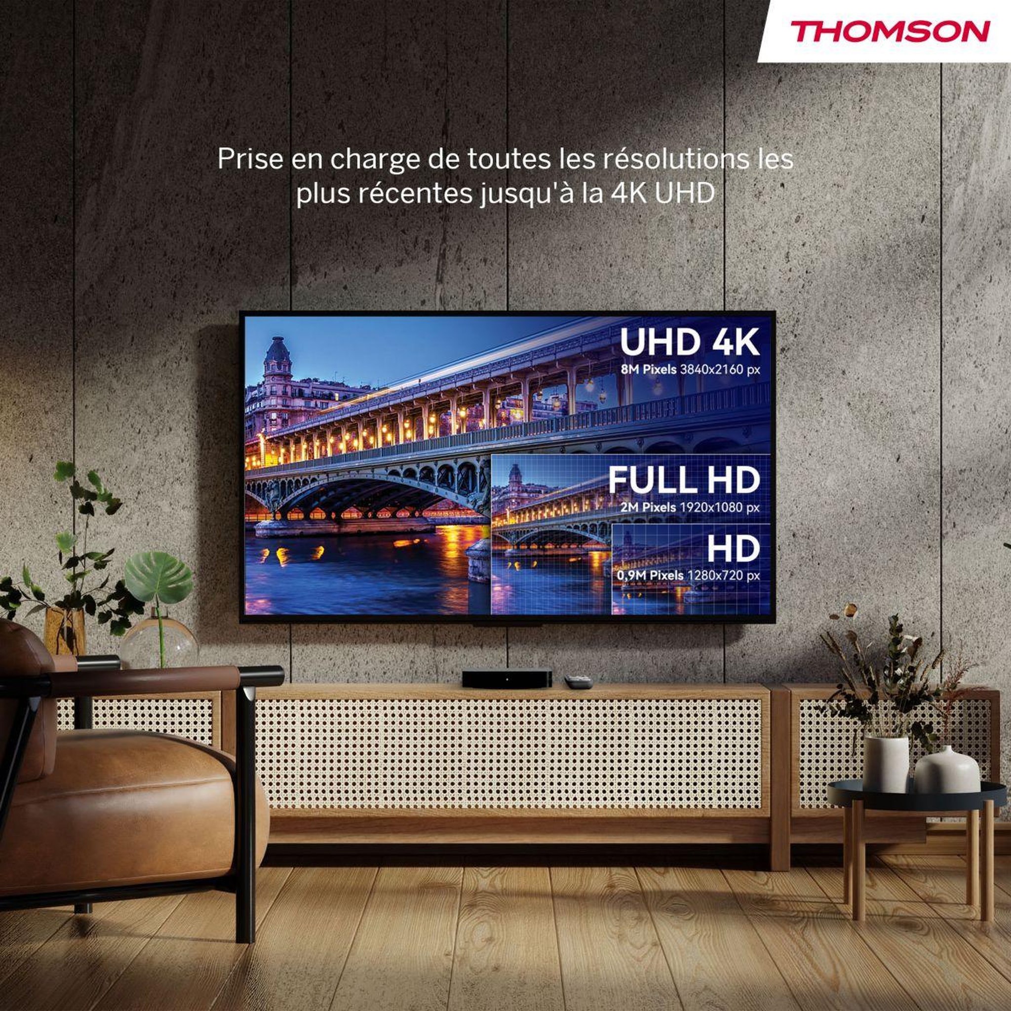 Voir la diapositive 4 : THOMSON Passerelle multimédia 240G Box 4K avec Google TV