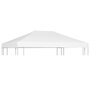 VIDAXL Toile de toit de belvedere 270 g/m^2 4x3 m Blanc