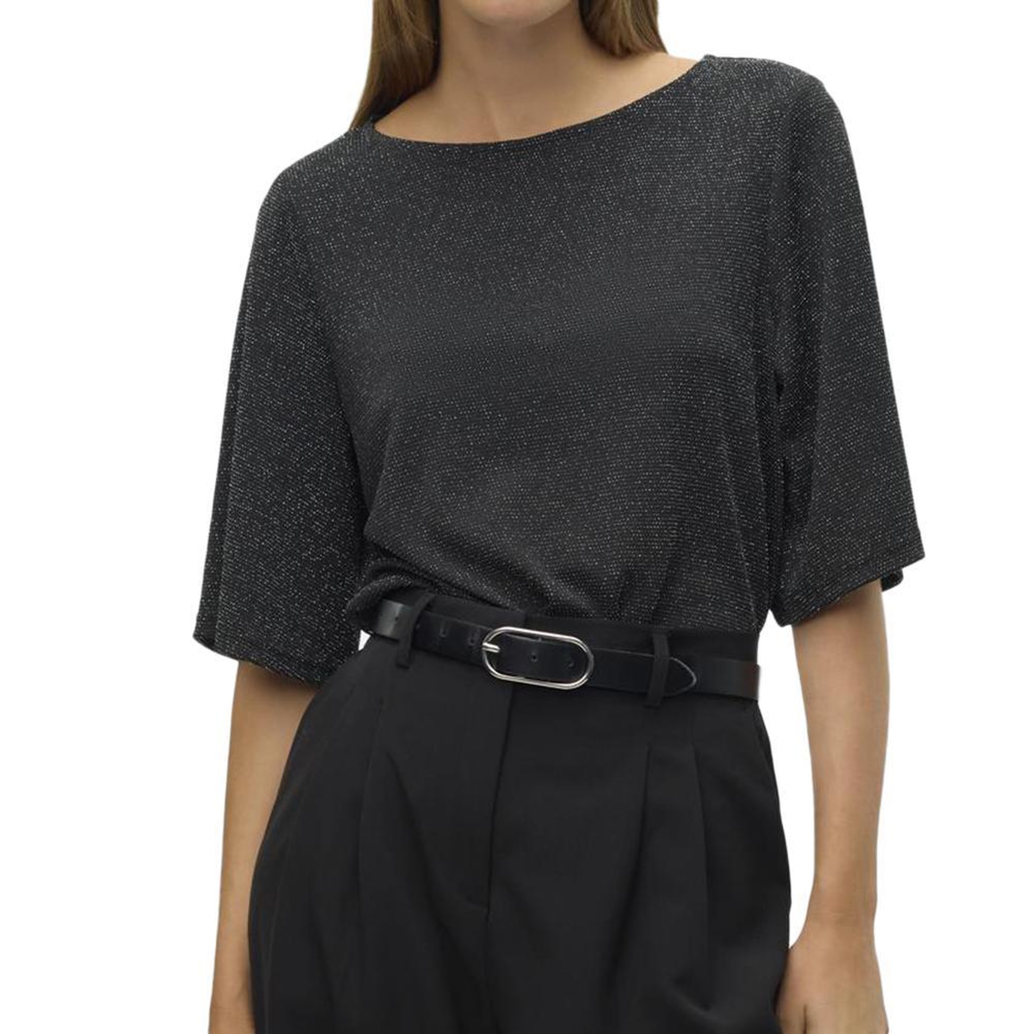Vero Moda Top /Argenté Femme Vero Moda Kanva. Coloris disponibles : Noir