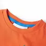 VIDAXL T-shirt pour enfants orange vif 128