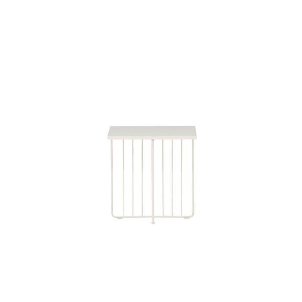 Paris Prix Table d'Appoint Design  Dayton  40cm Blanc