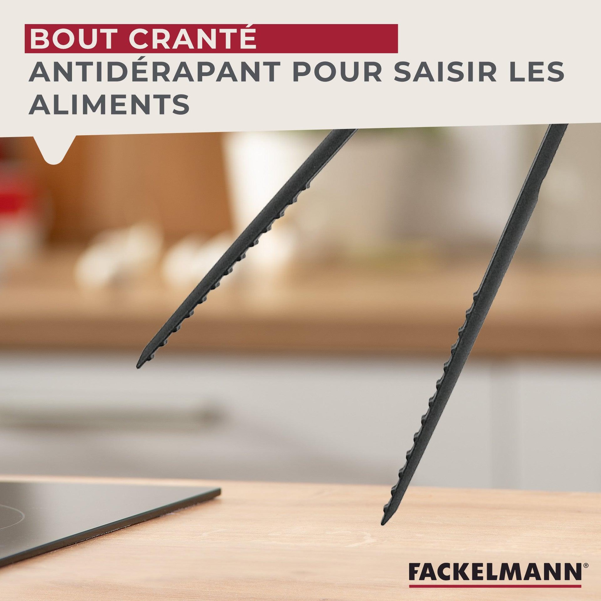 Voir la diapositive 4 : Fackelmann Pince de cuisine multifonction 31,1 cm fackelmann basic