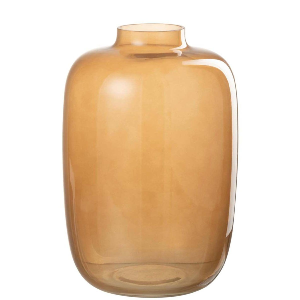 Paris Prix Vase Rond Design en Verre  Rita  27cm Orange