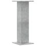 Voir la diapositive 6 : VIDAXL Supports de haut parleurs 2 pcs gris béton bois d ingénierie