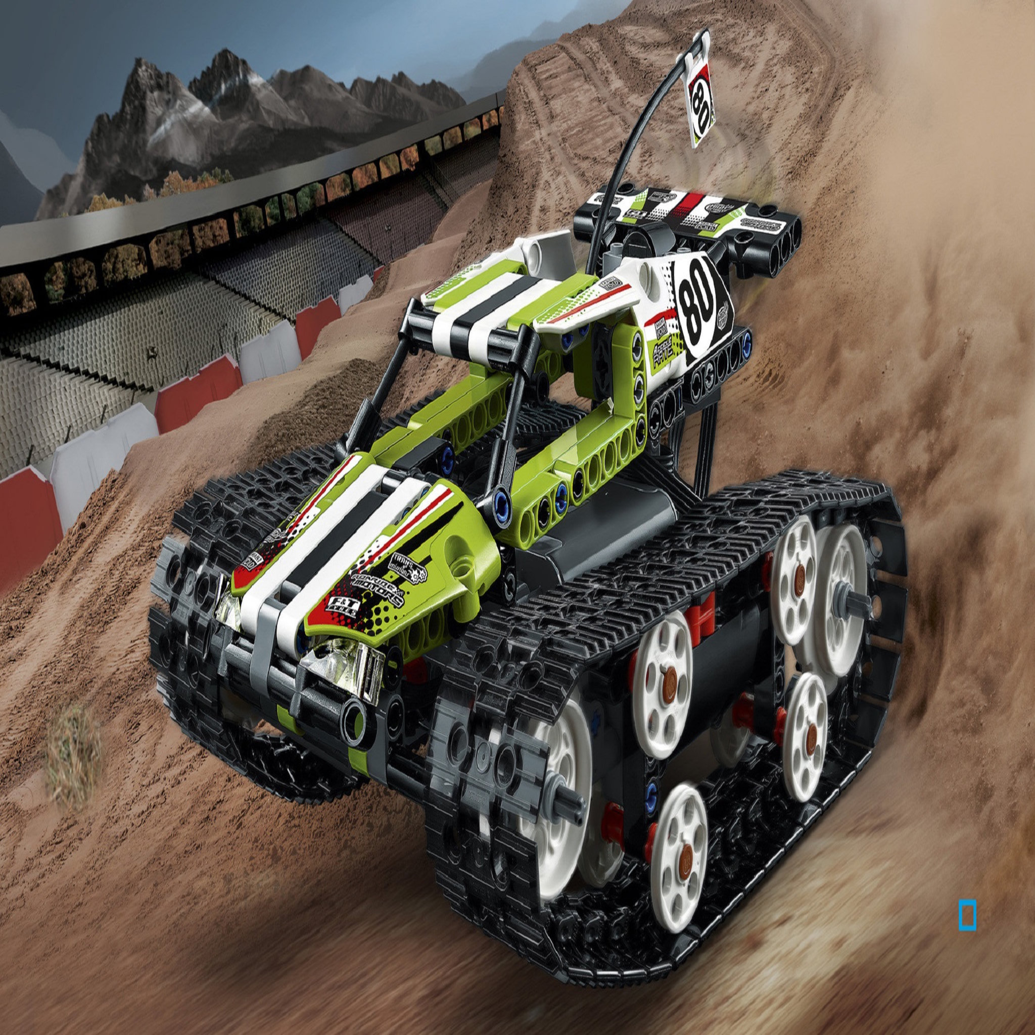 Voir la diapositive 3 : LEGO 42065 Technic Le bolide sur chenilles télécommandé