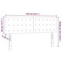 Voir la diapositive 6 : VIDAXL Tetes de lit 2 pcs Marron fonce 72x5x78/88 cm Tissu