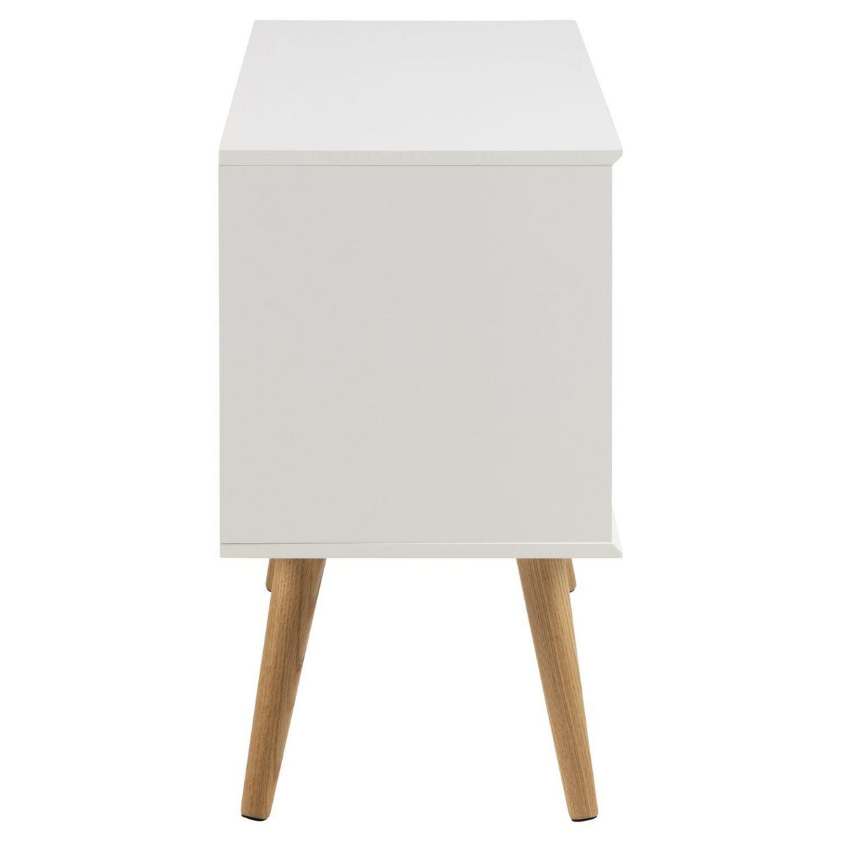TOILINUX Buffet 2 portes Bertille en bois - Blanc