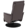 Voir la diapositive 5 : VIDAXL Fauteuil inclinable de massage repose-pieds gris similicuir