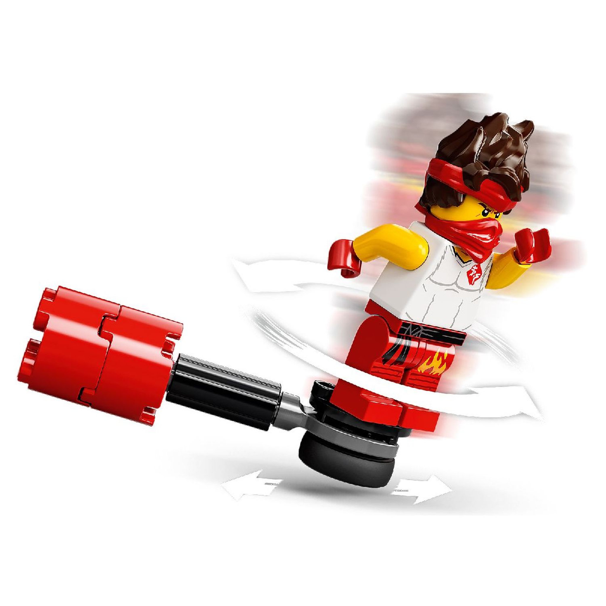 Voir la diapositive 4 : LEGO NINJAGO 71730 Kai contre Skulkin jeu ninja