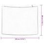 Voir la diapositive 6 : VIDAXL Filet pour remorque avec corde elastique blanc 3,5x3 m PP