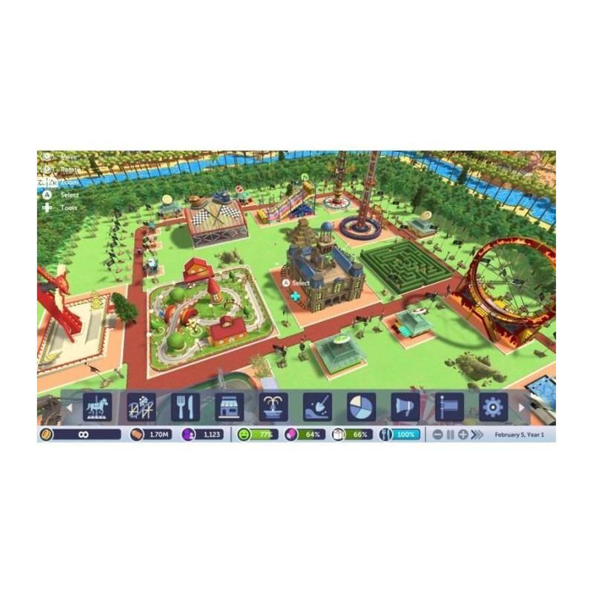Voir la diapositive 2 : ATARI Rollercoaster Tycoon Adventures Deluxe SWITCH