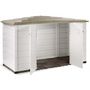 Voir la diapositive 4 : Coffre de rangement jardin rangement à vélo résine - 1930L - Beige et marron clair - BOX EVO 200