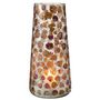 Voir la diapositive 2 : Paris Prix Vase Design en Verre  Gerard  36cm Ambre