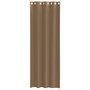 Voir la diapositive 4 : VIDAXL Rideaux en voile avec œillets 2 pcs marron clair