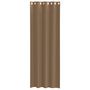 Voir la diapositive 4 : VIDAXL Rideaux en voile avec œillets 2 pcs marron clair
