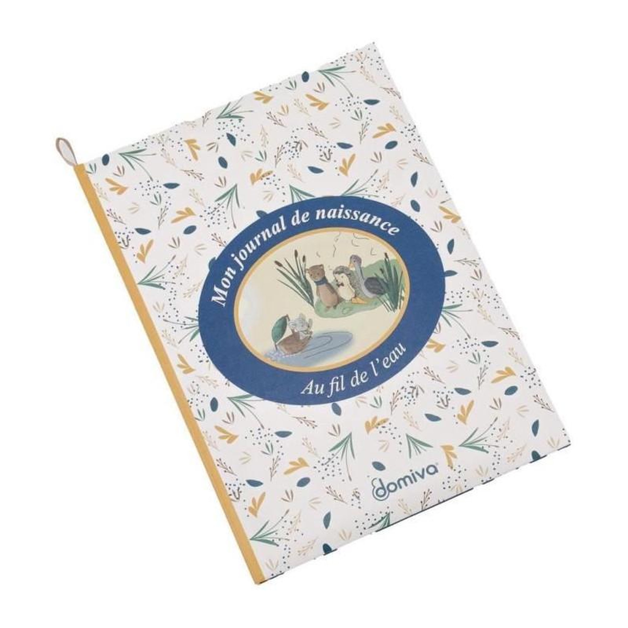Voir la diapositive 2 : DOMIVA Coffret - DOMIVA - AU FIL DE L'EAU - Boîte a trésors + Journal de naissance