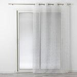 Paris Prix Rideau Voilage à Œillets  Dixiea  140x240cm Argent
