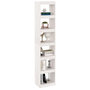 Voir la diapositive 4 : VIDAXL Bibliotheque/Separateur de piece Blanc 40x30x199 cm Pin massif