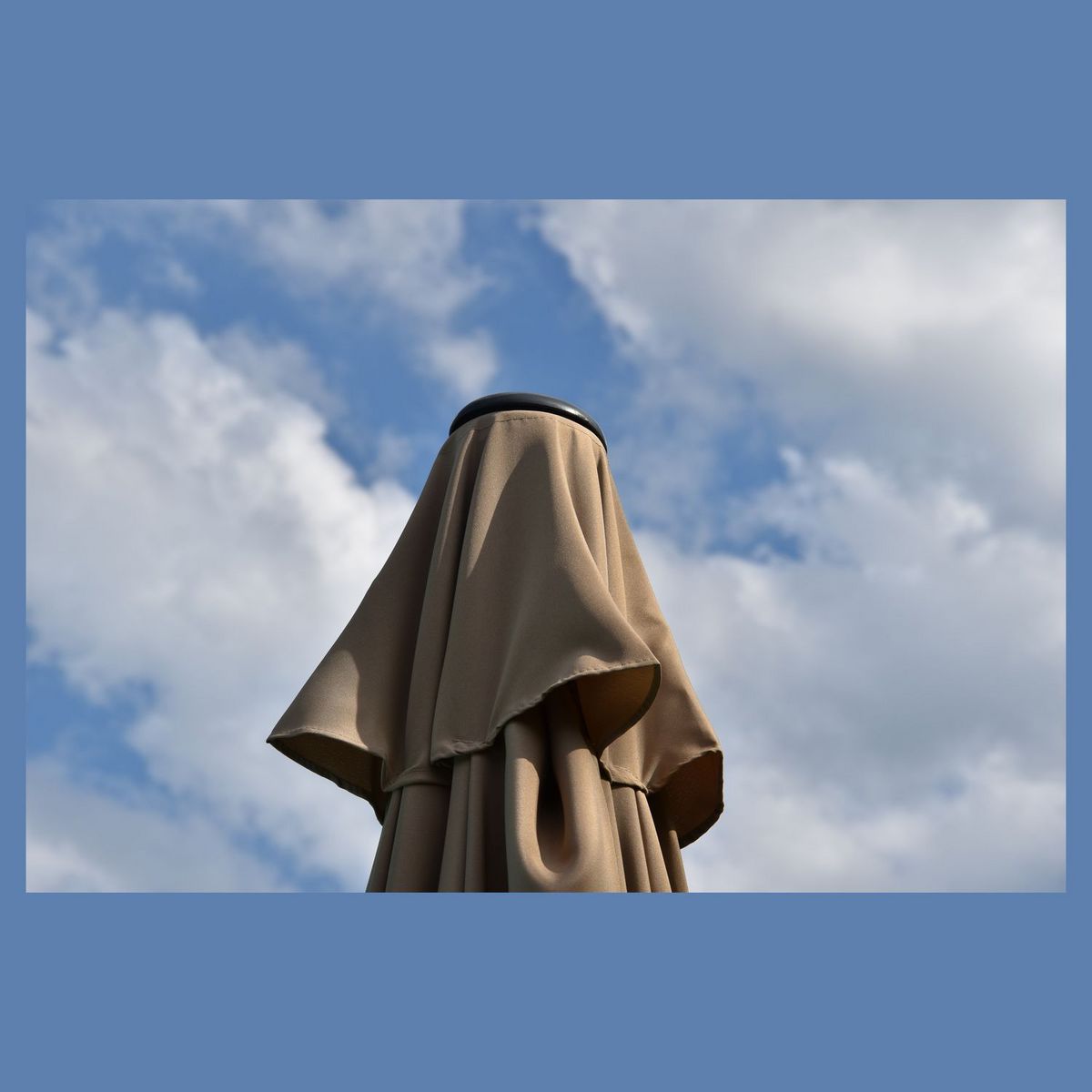 Givex Parasol rond - Taupe - 3m - TILT