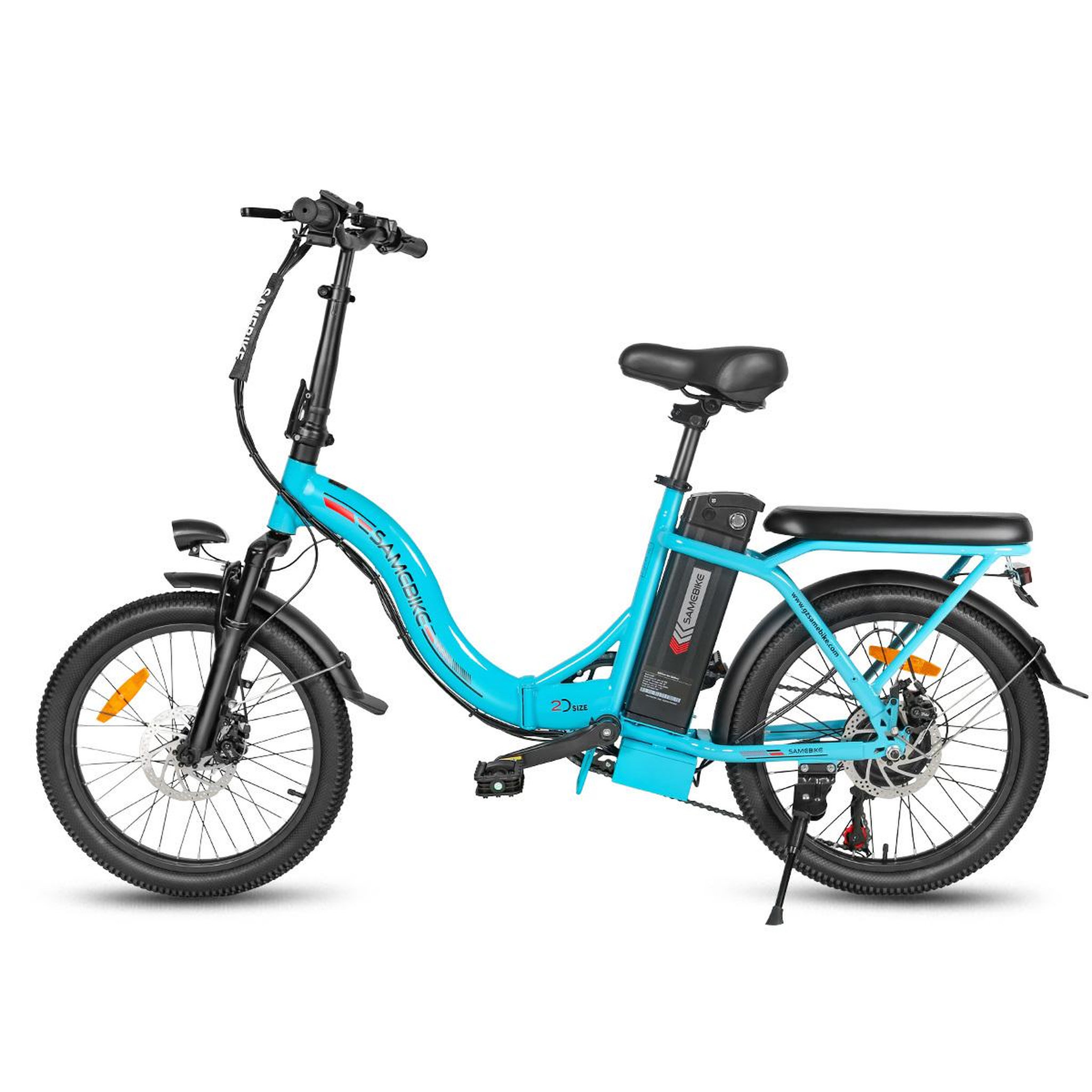Voir la diapositive 1 : SAMEBIKE Vélo électrique pliant de ville SAMEBIKE CY20