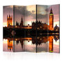 Voir la diapositive 1 : Paris Prix Paravent 5 Volets  Big Ben in the Evening, London  172x225cm