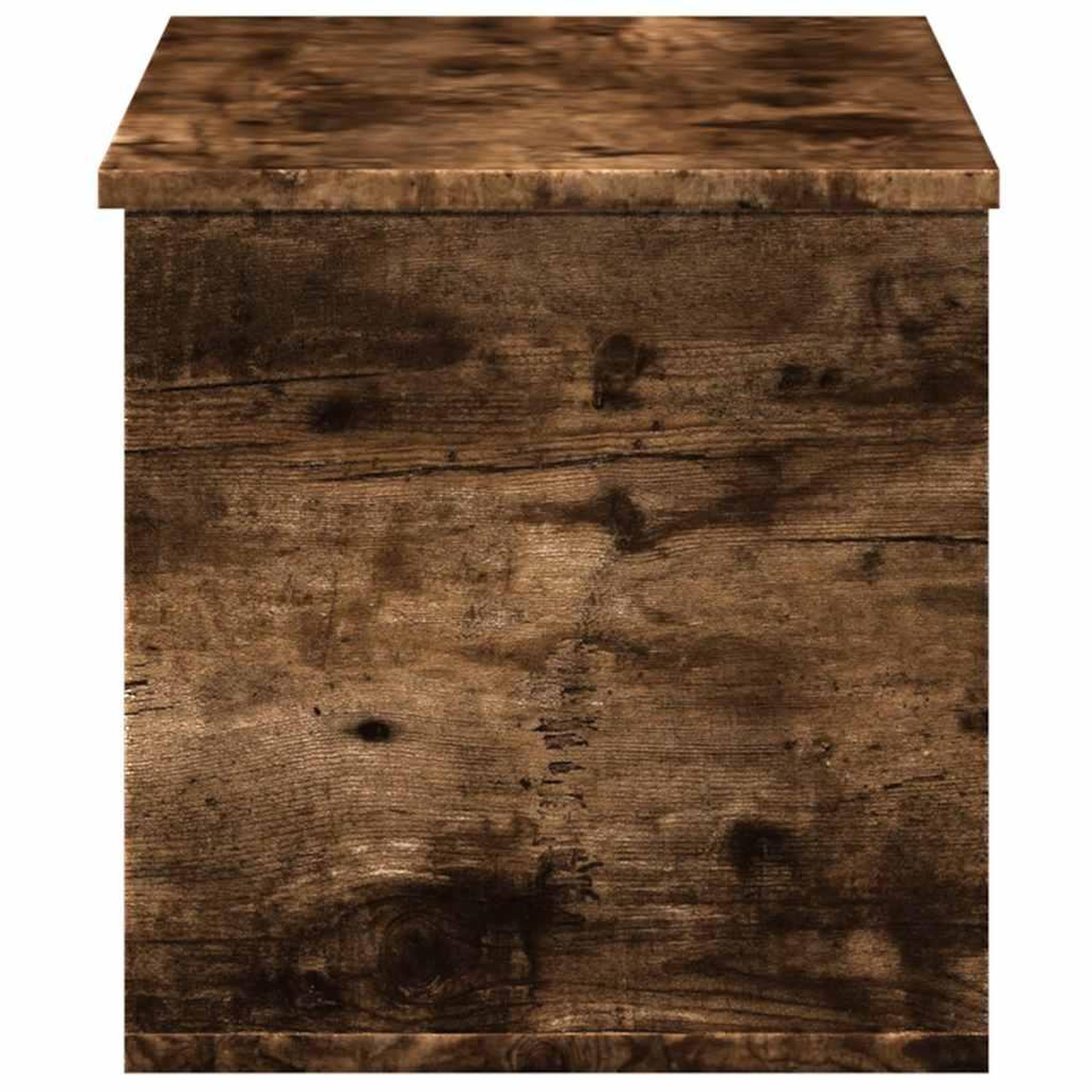 Voir la diapositive 5 : VIDAXL Boîte de rangement chene fume 90x35x35 cm bois d'ingenierie