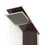Voir la diapositive 5 : VIDAXL Systeme de panneau de douche Verre Marron
