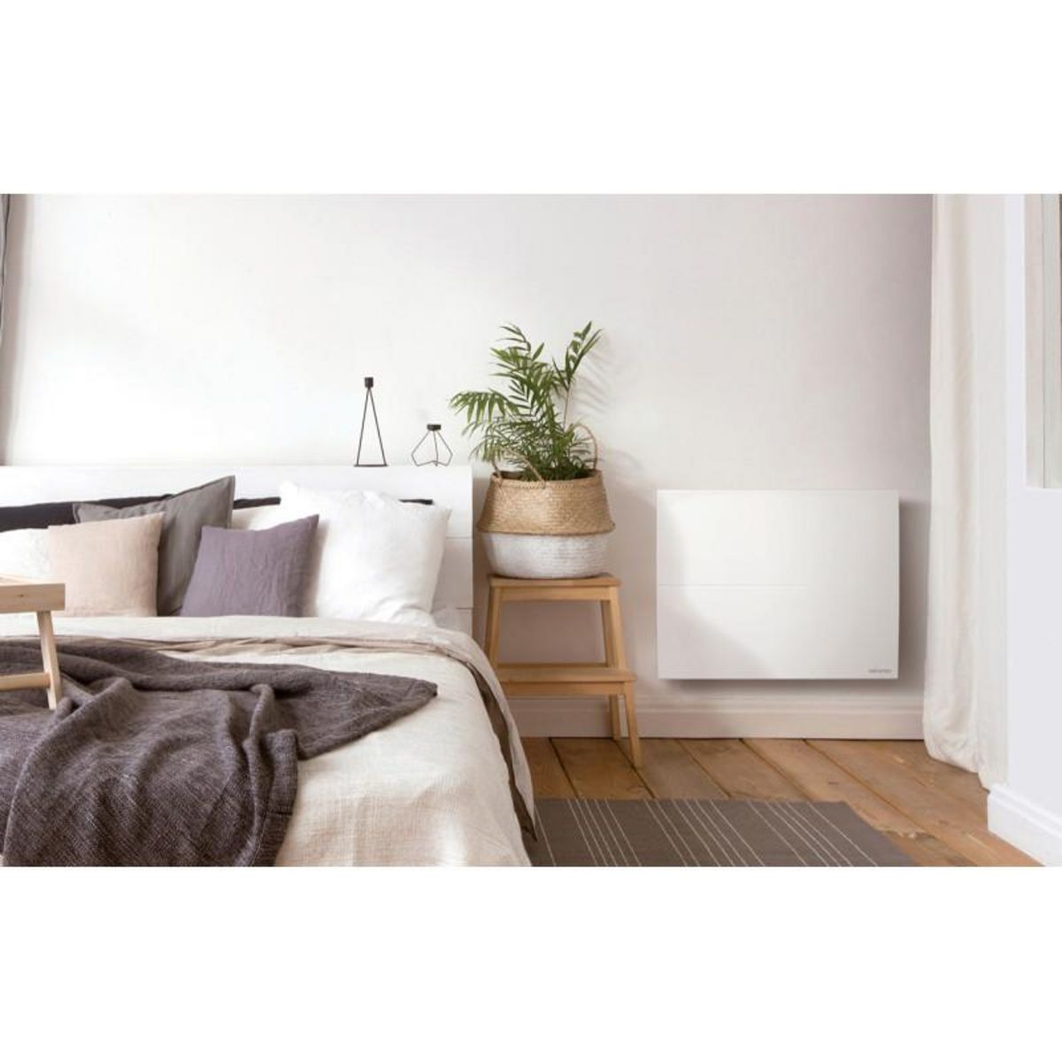 Atlantic Radiateur électrique 2000W SOKIO horizontal blanc ATLANTIC 503114
