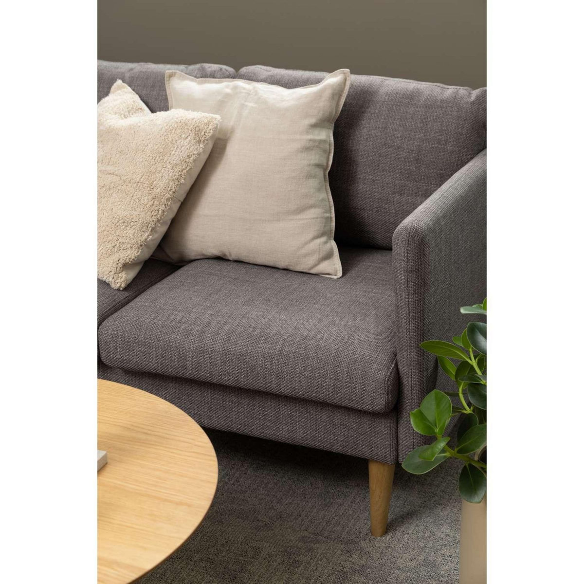 TOILINUX Canapé d'angle Milly - 3 places