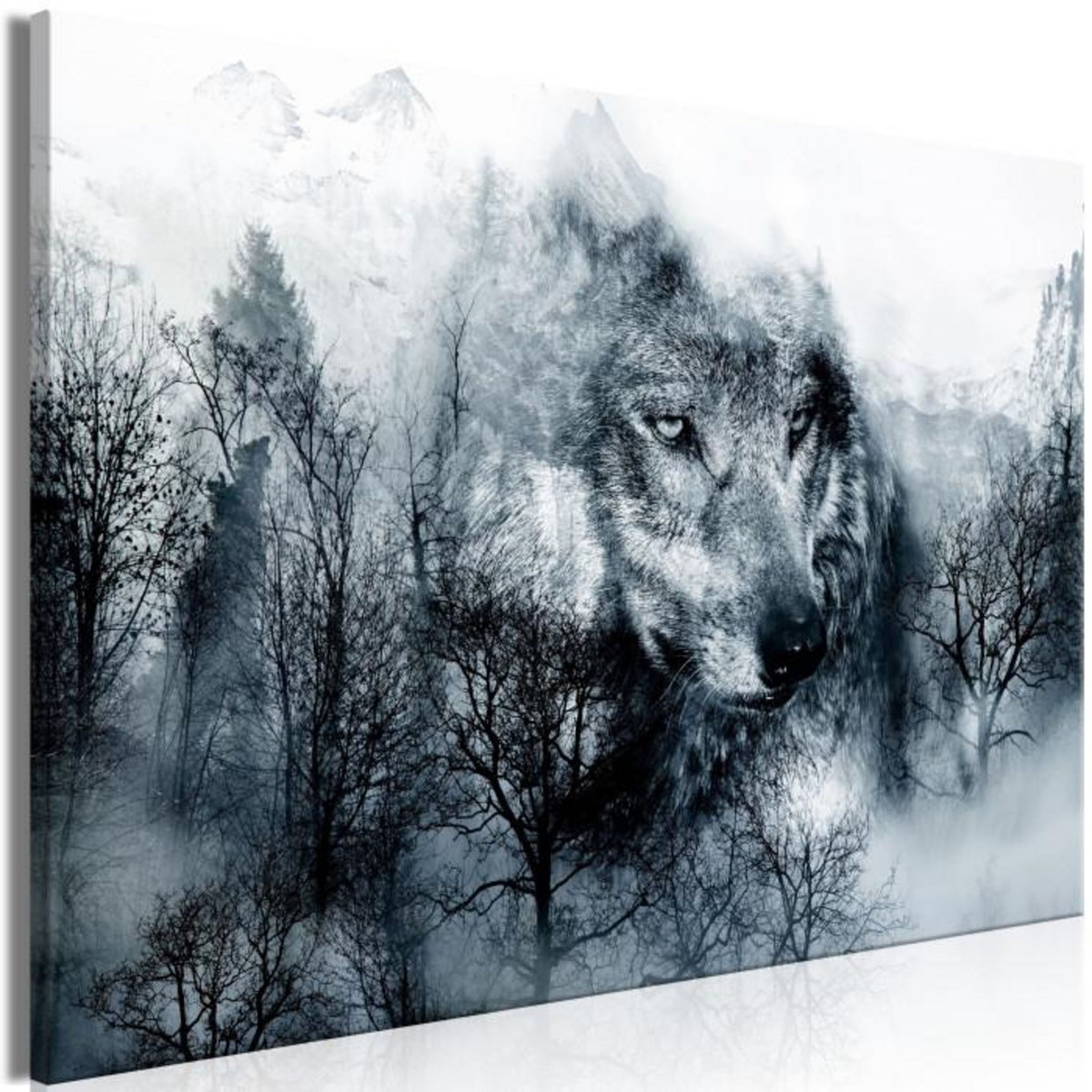 Paris Prix Tableau  Mountain Predator Wide Black & White