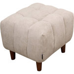 Habitat et Jardin Ottoman pour canapé droit  Matignon  - 70 x 70 x 46 cm - Beige