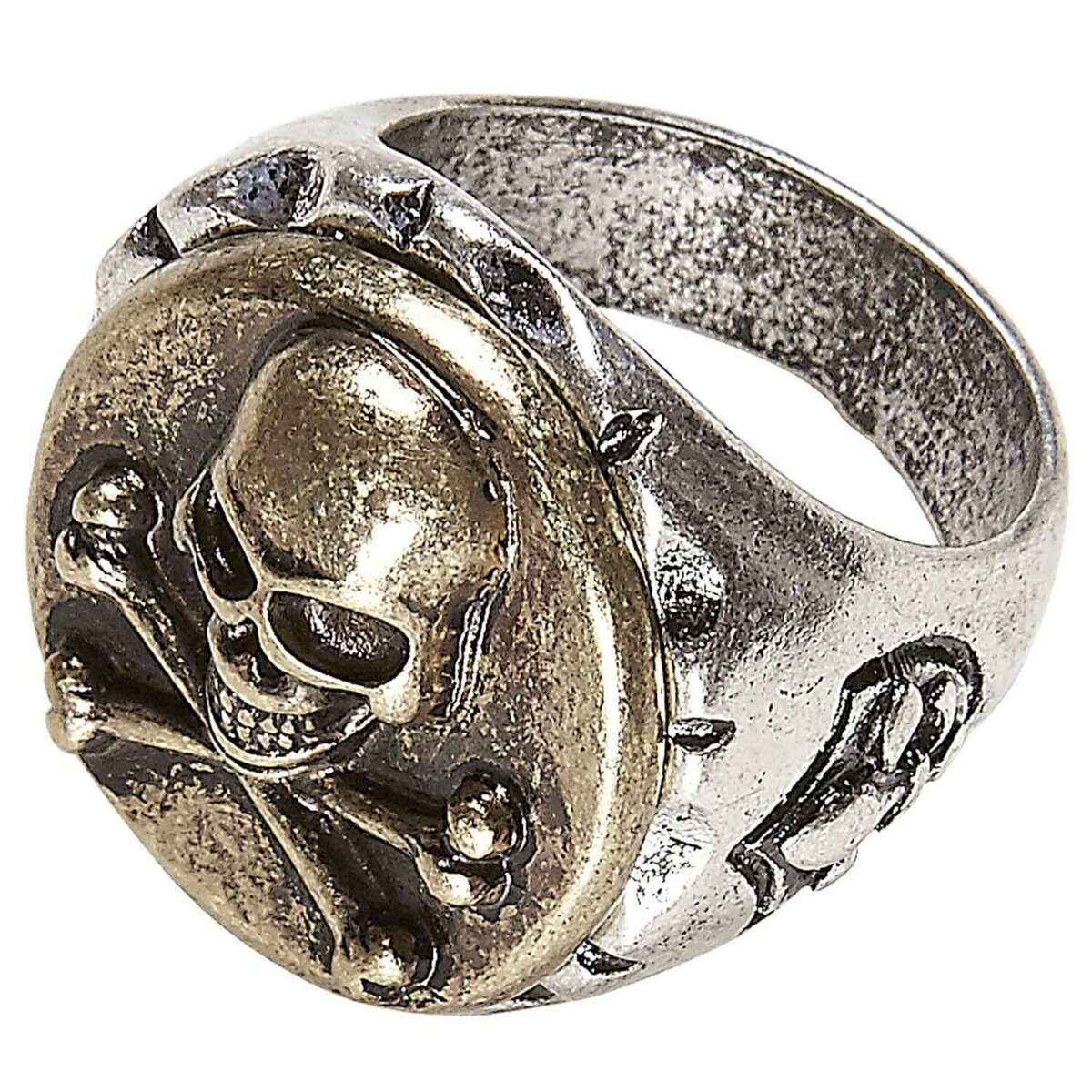 Bague tête de mort or hot sale