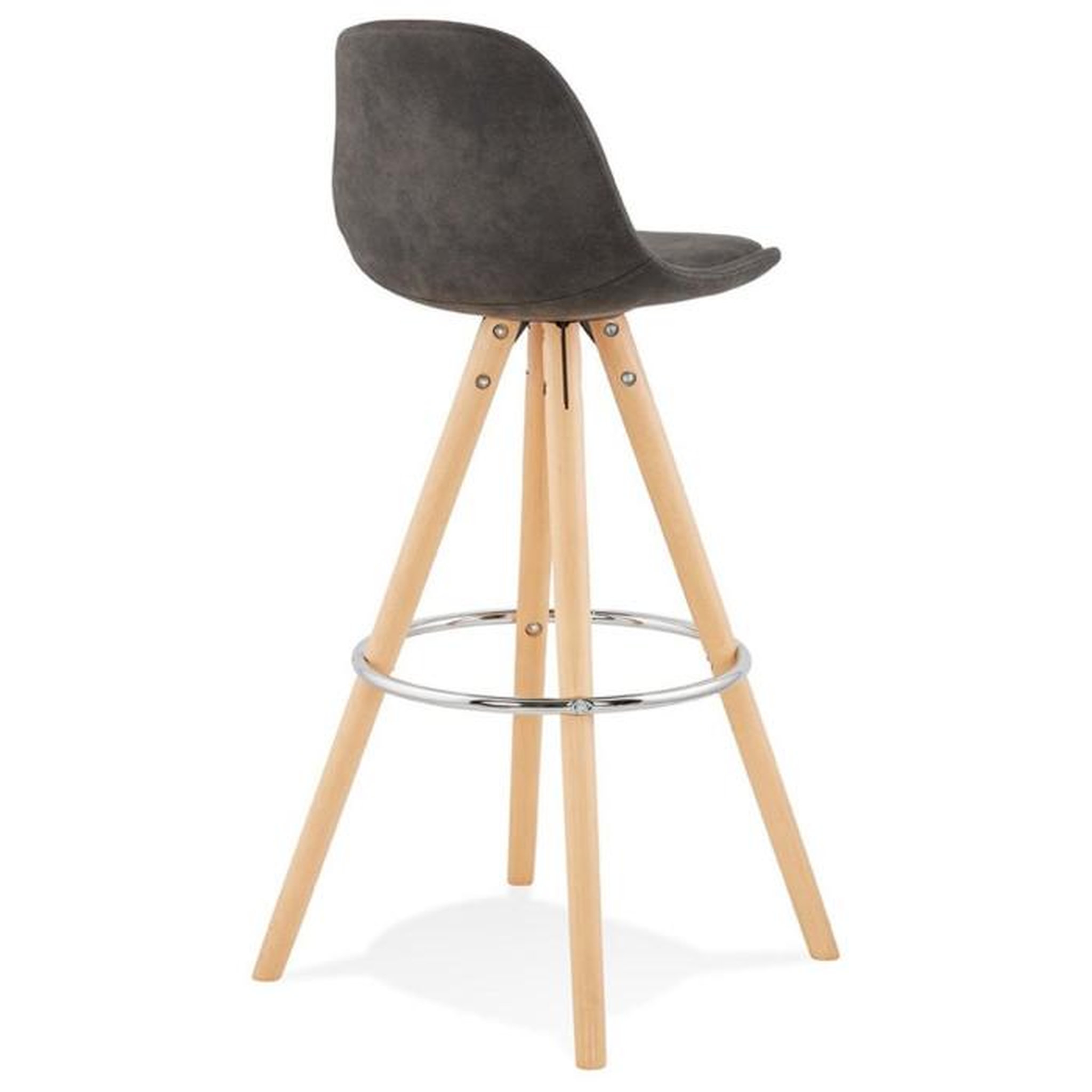 Voir la diapositive 4 : Paris Prix Tabouret de Bar  Caneo  97cm Gris & Naturel