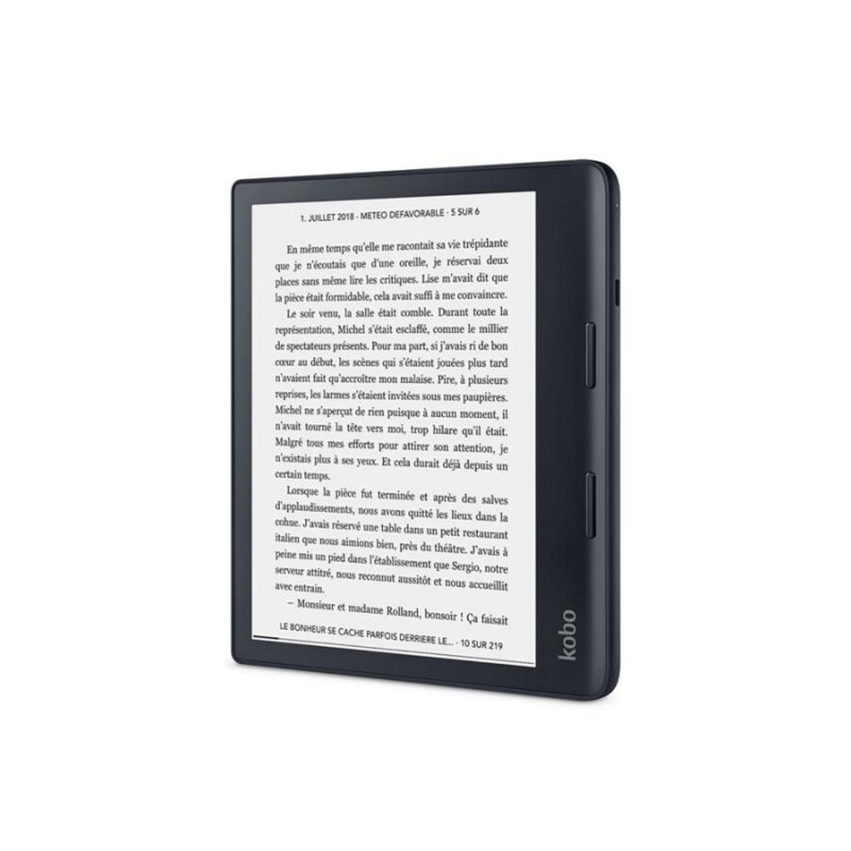 kobo Liseuse eBook Kobo Liseuse numerique Kobo by Fnac Sage 8 32 Go Noir Reconditionne A
