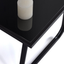 Voir la diapositive 6 : ID MARKET Salon de jardin bas MALAGA 4 places avec canapé, fauteuils et table gris anthracite