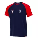 FFF Griezmann T-shirt Fan Marine Homme Equipe de France. Coloris disponibles : Rouge