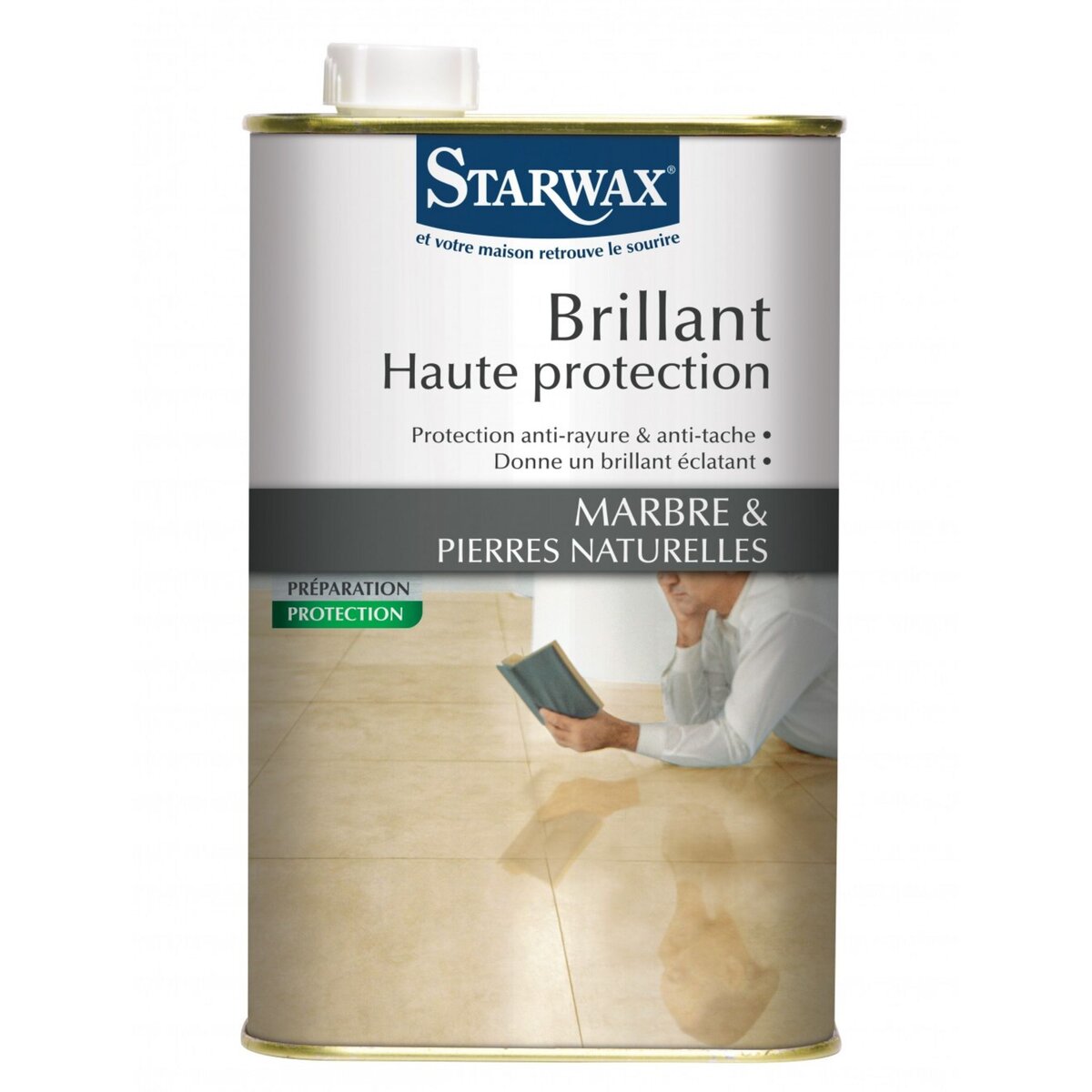 Starwax Brillant protecteur marbre et pierre naturelle STARWAX liquide 1 l