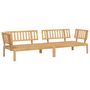 Voir la diapositive 2 : VIDAXL Canapes d'angle palette de jardin 2 pcs bois massif d'acacia