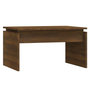 Voir la diapositive 2 : VIDAXL Table basse Chene marron 68x50x38 cm Bois d'ingenierie