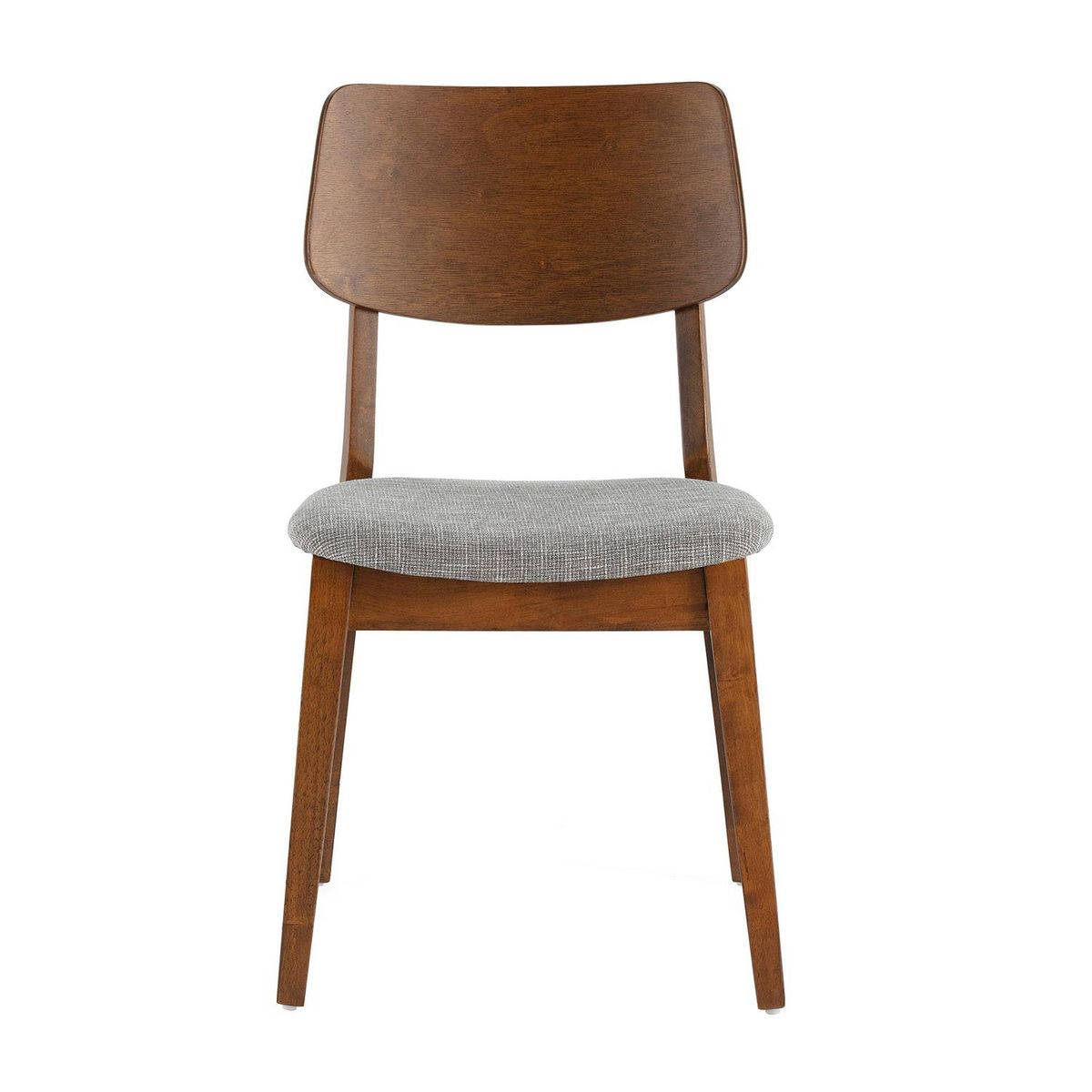 VS VENTA-STOCK Pack de 2 chaises Susi couleur Noyer, bois massif