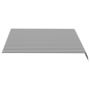 Voir la diapositive 3 : VIDAXL Tissu de remplacement pour auvent Anthracite et blanc 3x2,5 m