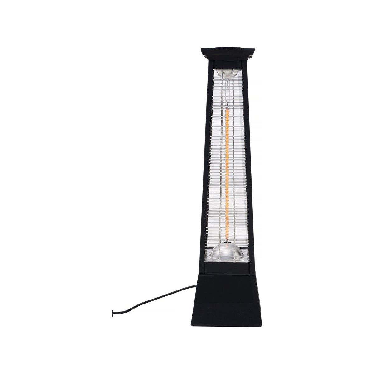 Habitat et Jardin Chauffage électrique radiant en fibre de carbone  Volcano  - 2000W - Noir