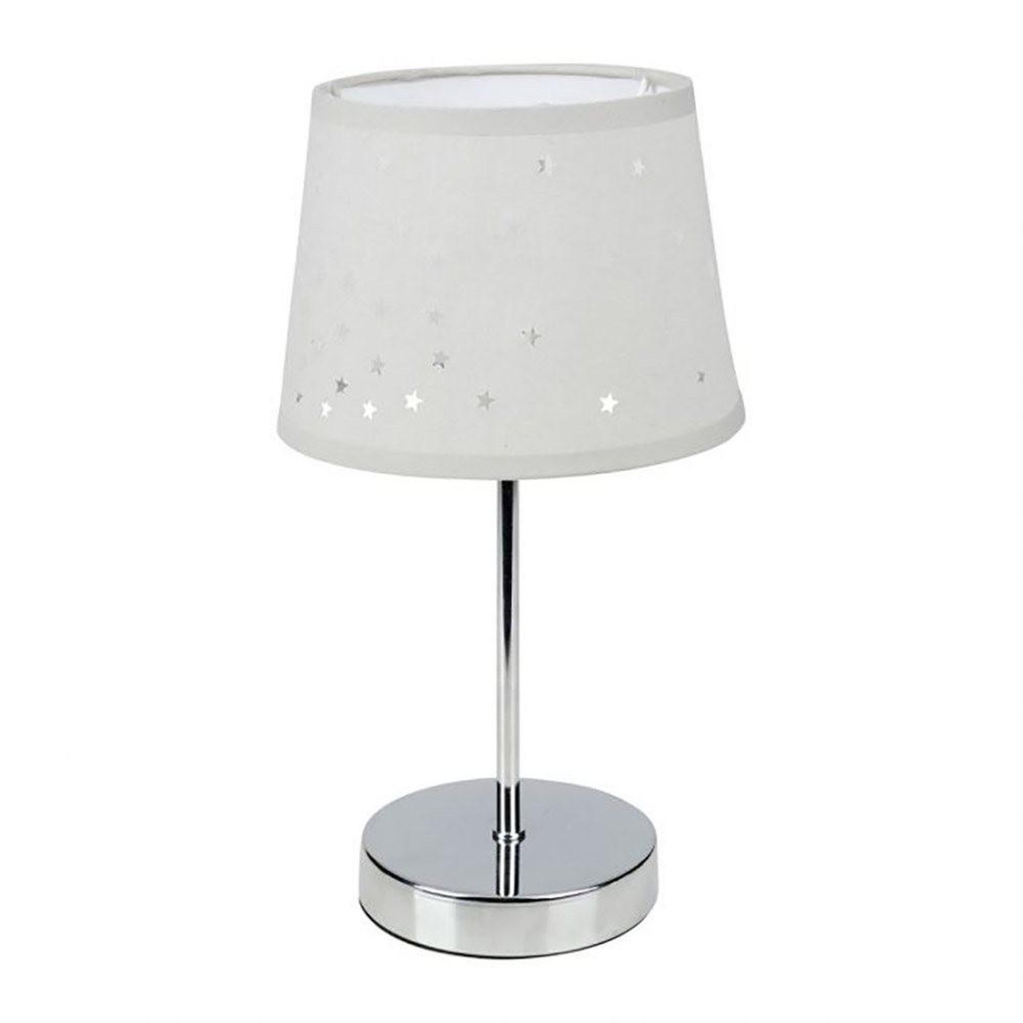 OSTARIA Lampe métal abat-jour ajouré étoile gris