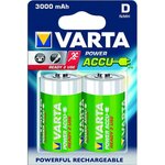 Varta Lot de 2 piles alcaline type hr20 1.2 volts rechargeables - 56720101402