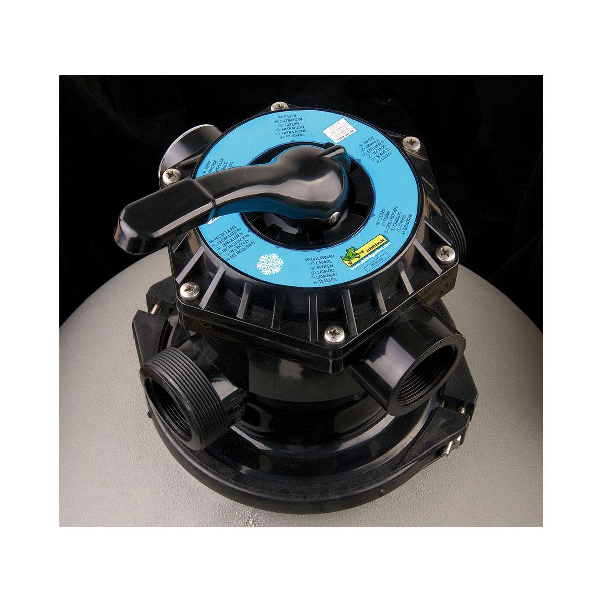 Ubbink Vanne 6 voies pour filtre à sable PoolFilter Ø 400-500-600 mm - Ubbink