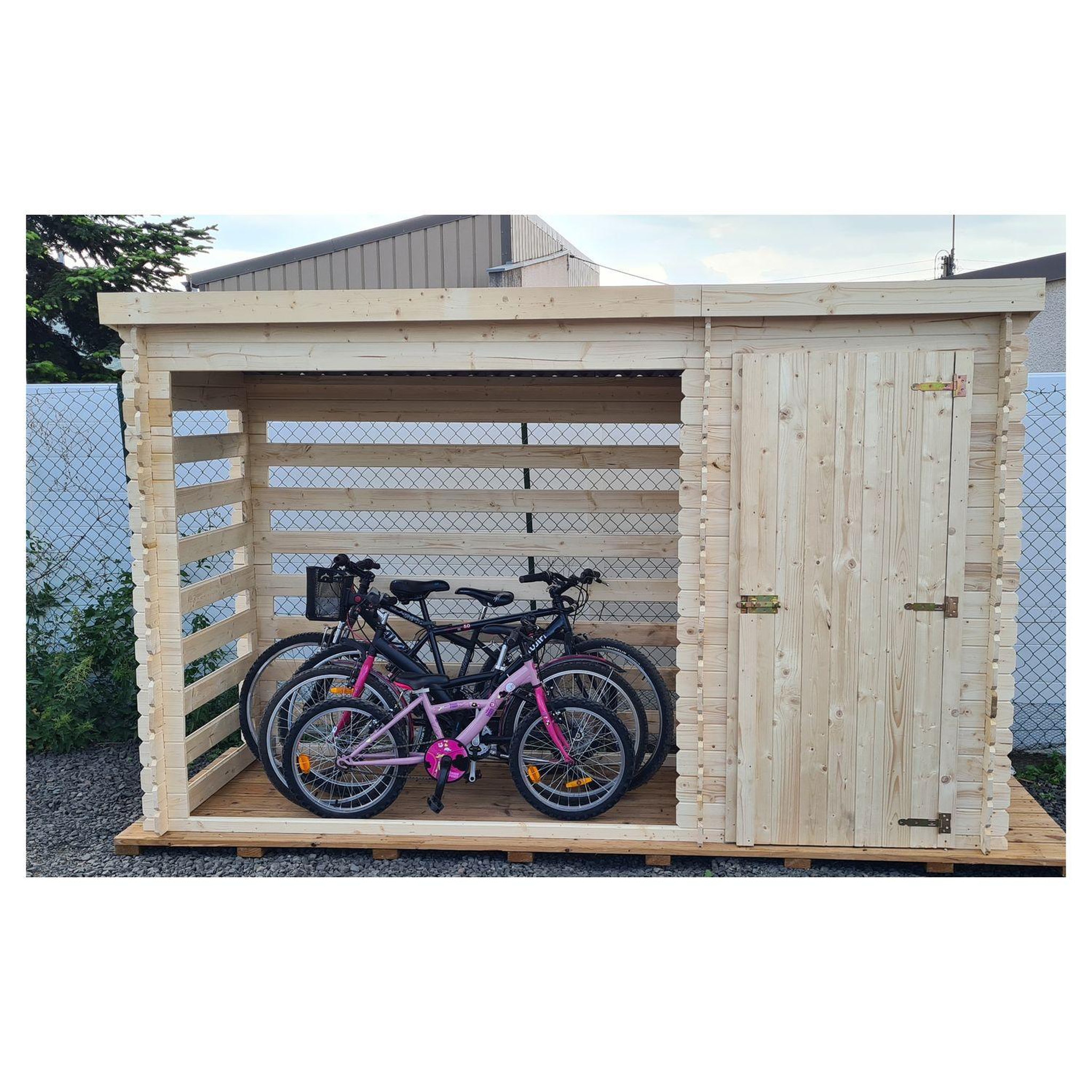 Voir la diapositive 4 : Habrita Abri de jardin bois - Monopente - 4m²