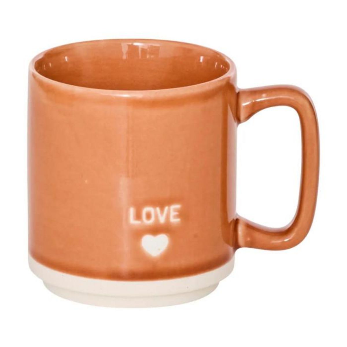 SECRET DE GOURMET Lot de 4 Mugs sur Rack  Relax  34cl Multicolore