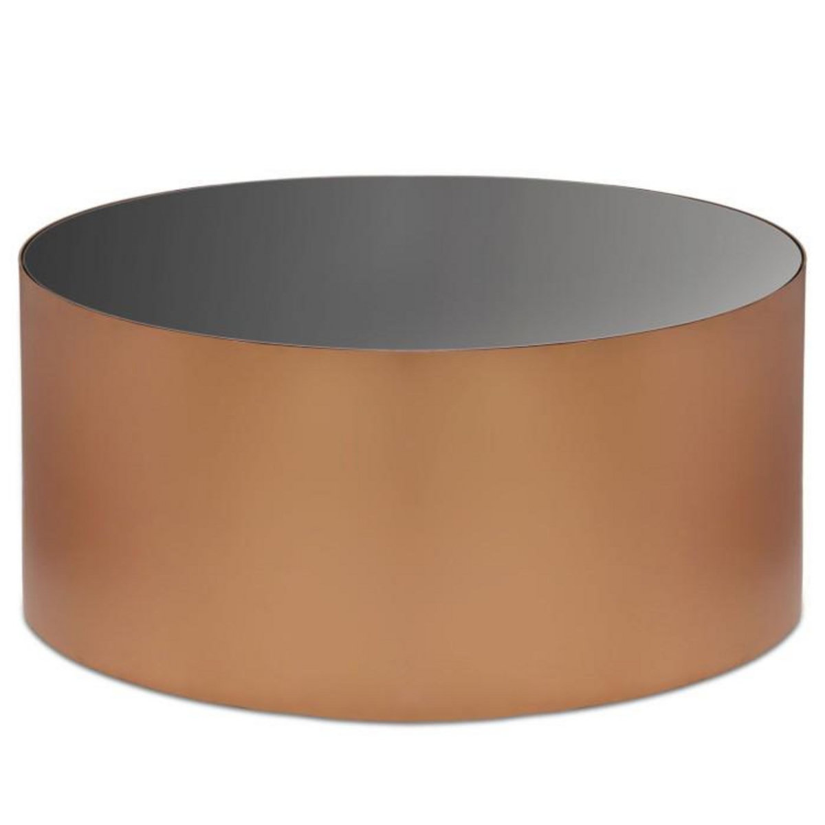 Paris Prix Table Basse Design  Sela  88cm Cuivre & Noir